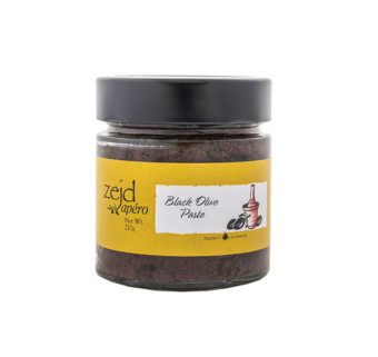Black olive paste / tapenade, 210g - زيتون أسود مطحون - by Zejd