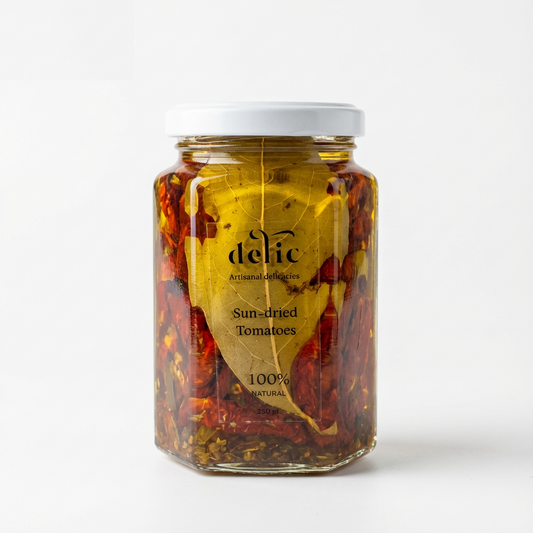 Sun-Dried Tomatoes in Olive Oil — by Delic 250g